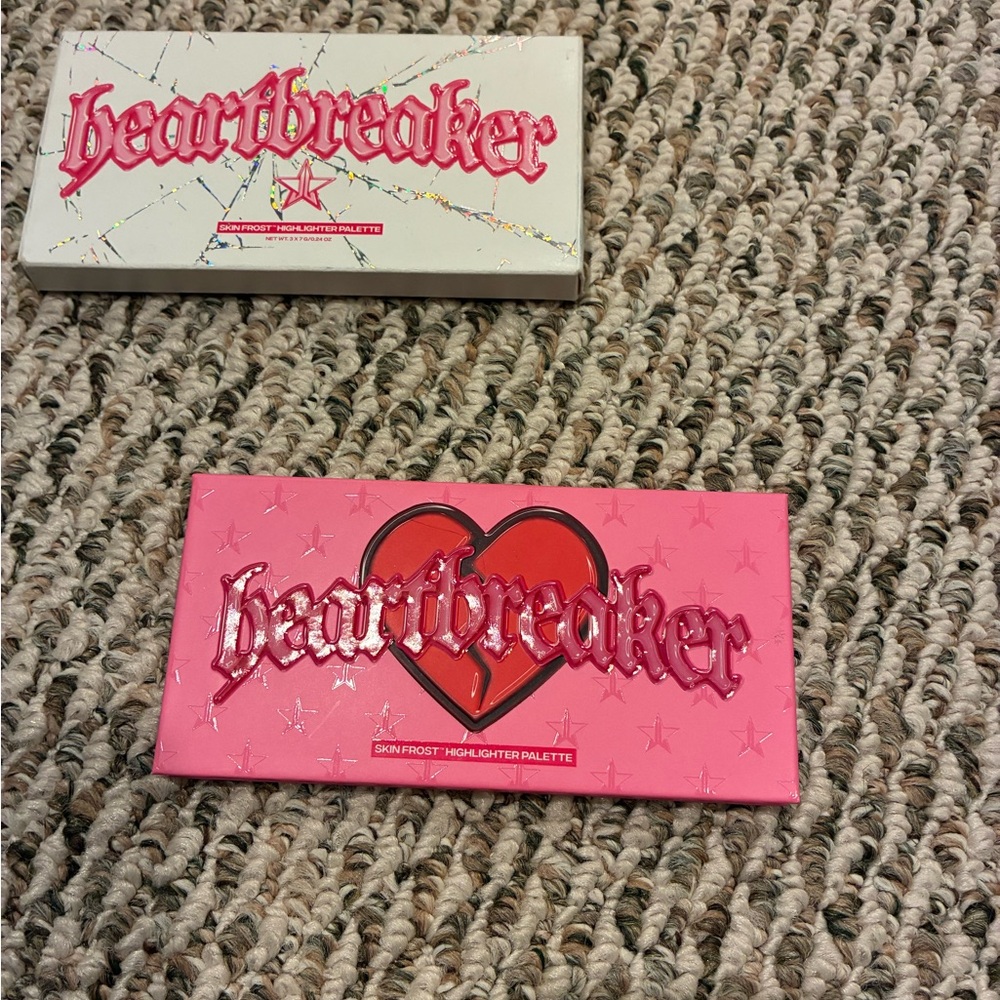 Jeffree Star Heartbreaker Blush Palette Trio- Pink & Purple Skin Highlighter NEW - Picture 4 of 5